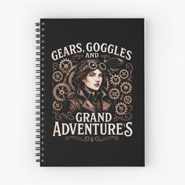 Item preview, Gears, Goggles, and Grand Adventure's designed and sold by Ambient Mind Design.