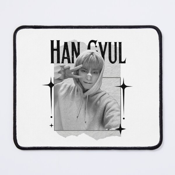 Item preview, Hangyul of POLARIX Black & White Kpop Art Scrapbook Collage designed and sold by HELL0WBELLO.