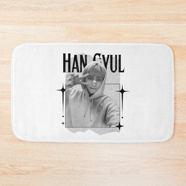 Item preview, Hangyul of POLARIX  Black & White Kpop Art Scrapbook Collage  designed and sold by HELL0WBELLO.