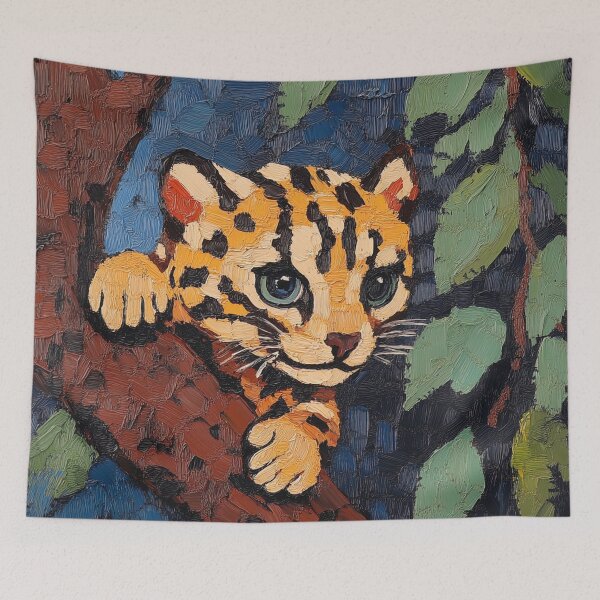 Item preview, Ocelot | Post-impressionist painting style designed and sold by ComicsFactory.