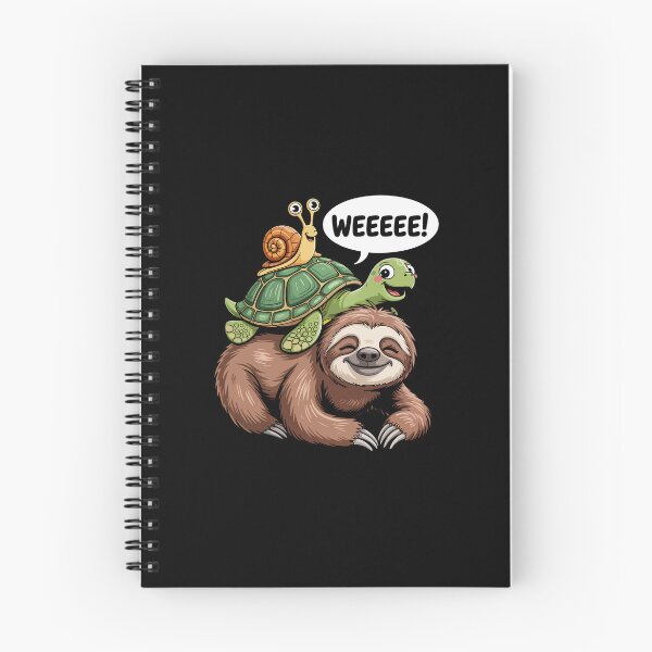 Item preview, Funny Sloth Turtle Snail WEEEEE designed and sold by jkrphoto.