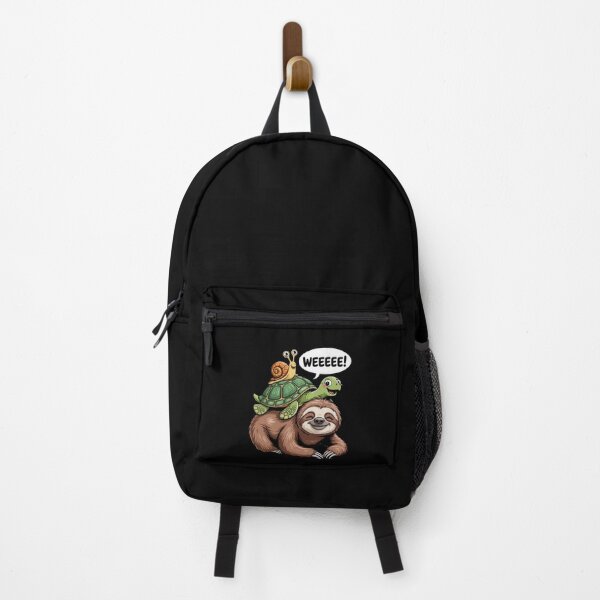 Item preview, Funny Sloth Turtle Snail WEEEEE designed and sold by jkrphoto.