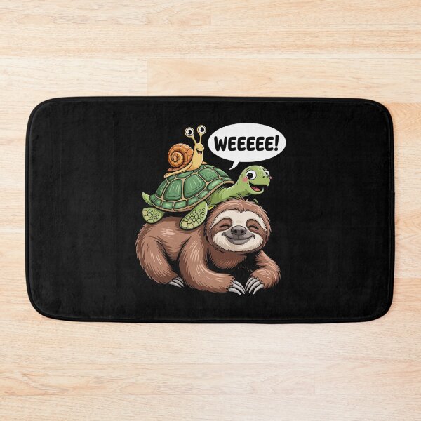Item preview, Funny Sloth Turtle Snail WEEEEE designed and sold by jkrphoto.