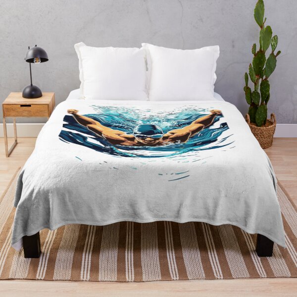 Item preview, Power Swim – Dynamic Swimmer Art in Motion designed and sold by JenniferCreaArte .