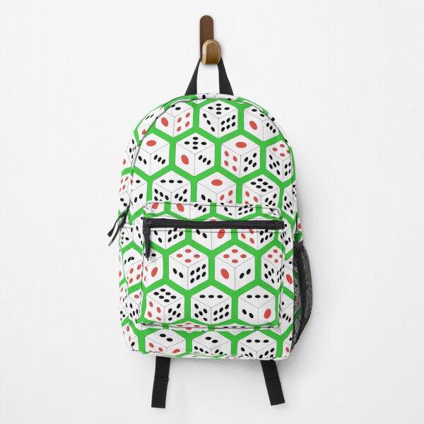 Item preview, Isometric Asian Dice Pattern Green Background designed and sold by chrysalistw.