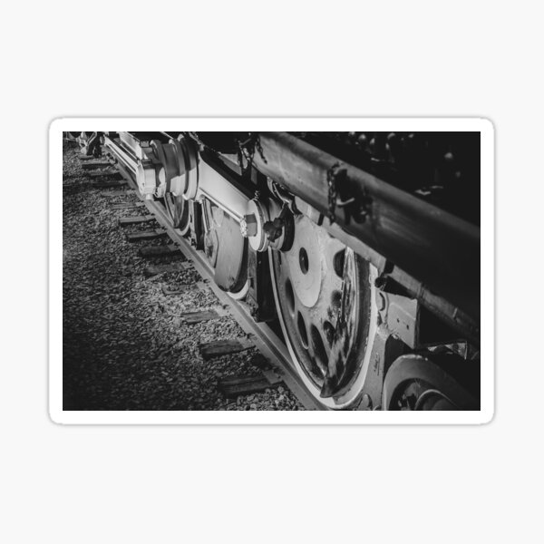 Steam Engine Wheels Sticker