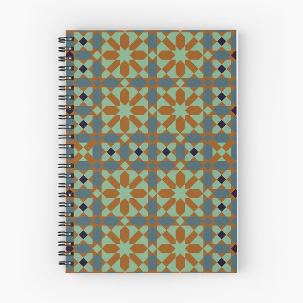 Item preview, Warm Floral Mosaic – Brown Geometric Pattern designed and sold by Tarjiart.