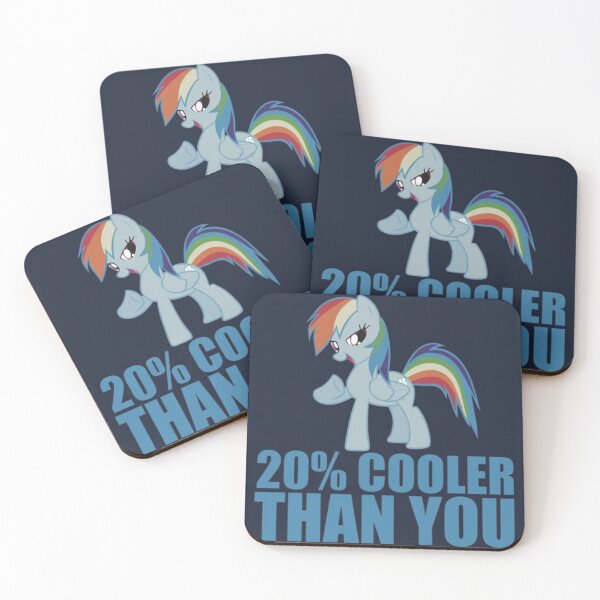 Item preview, rainbow dash 20% cooler designed and sold by bamboofluff.