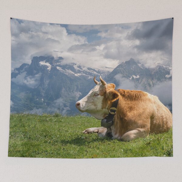 Item preview, Cow at pasture designed and sold by Nicomaja.