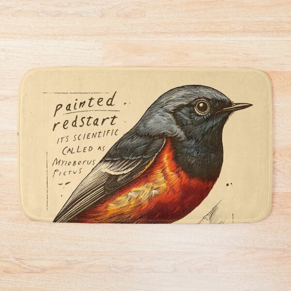 Item preview, Painted Redstart 4 designed and sold by theAVIARY7.
