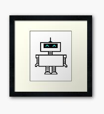 Robot friend Framed Print