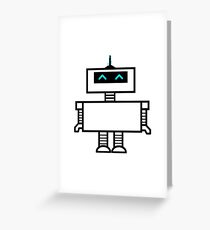 Robot friend Greeting Card