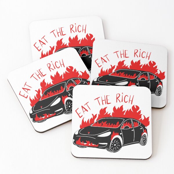 Item preview, Eat The Rich - Burning Car designed and sold by byebyesally.