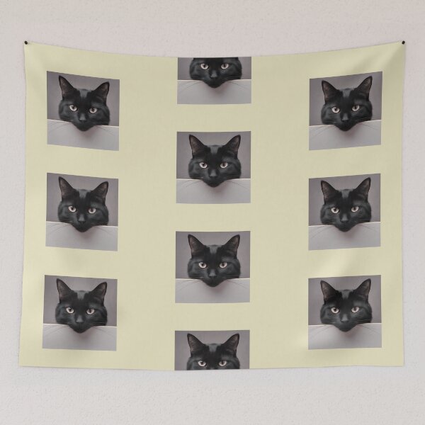 Item preview, Peering Cat designed and sold by TheWorldofYvonneMarrs.