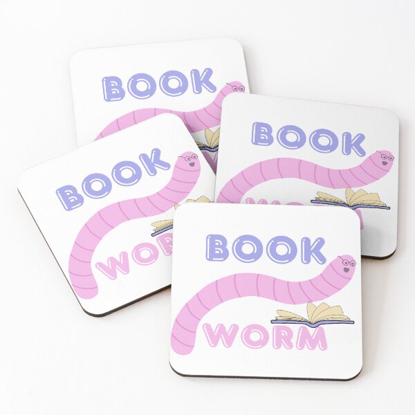 Item preview, Book Worm Reader Decal designed and sold by HeyBadgett.