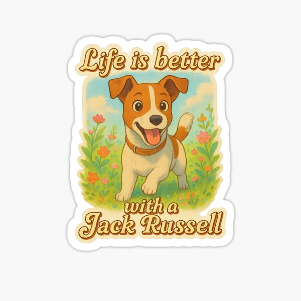 Item preview, Life is better with a Jack russell designed and sold by C.T. Photography.