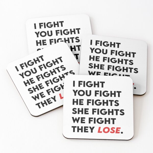 Item preview, We Fight, They Lose designed and sold by byebyesally.
