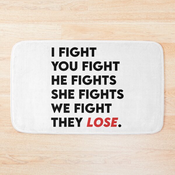 Item preview, We Fight, They Lose designed and sold by byebyesally.