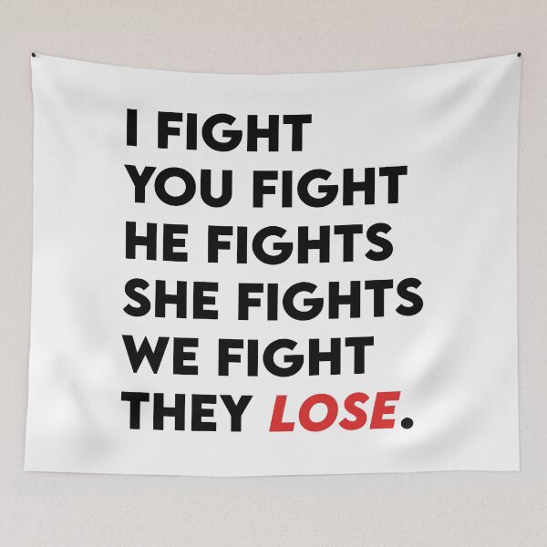 Item preview, We Fight, They Lose designed and sold by byebyesally.