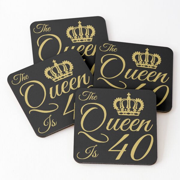 Item preview, 40th Birthday Queen designed and sold by thepixelgarden.