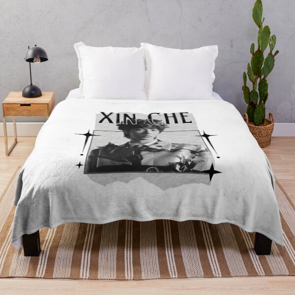 Item preview, Xin Che of POLARIX Black & White Kpop Art Scrapbook Collage designed and sold by HELL0WBELLO.