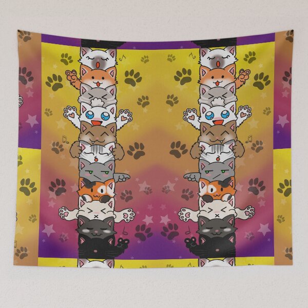 Item preview, Cute stack of cats 5 designed and sold by OrangeSiren.