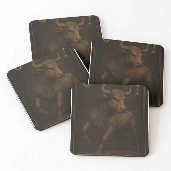 Item preview, Taurus Zodiac Sign | Sacred Bull & Celestial Constellation Art designed and sold by jolesartt.