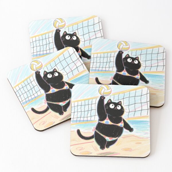 Item preview, beach volleyball meow5 designed and sold by artsmeow.