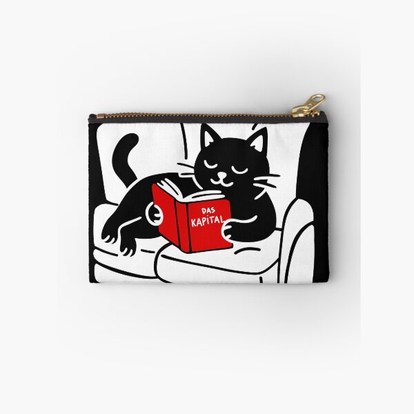 Item preview, Cat Reading Das Kapital designed and sold by byebyesally.