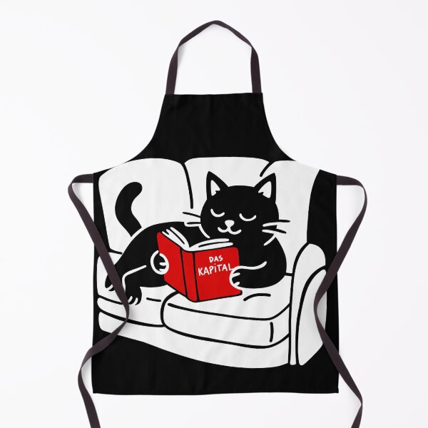Item preview, Cat Reading Das Kapital designed and sold by byebyesally.