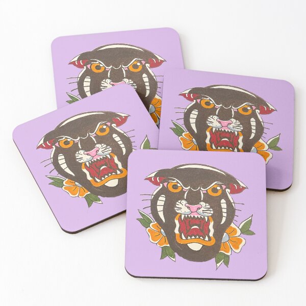 Item preview, purple panther print designed and sold by Haley's Creations.