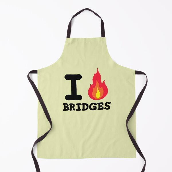 Item preview, hand drawn i burn bridges print designed and sold by miss madison creates.