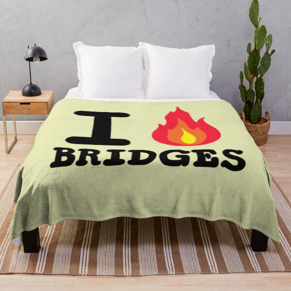 Item preview, hand drawn i burn bridges print designed and sold by miss madison creates.