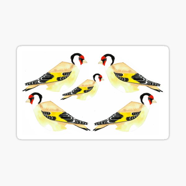Item preview, 5 Goldfinch Pattern designed and sold by Hayley Holliday.