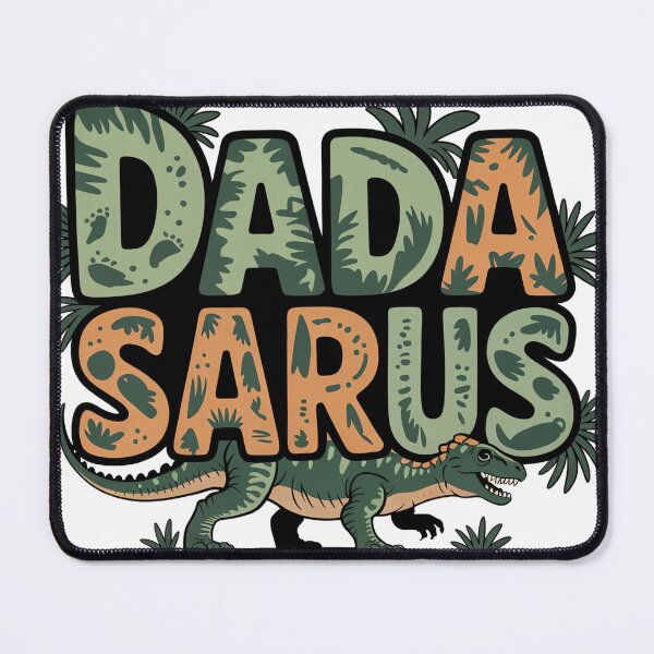 Item preview, DADASARUS Dinosaur Dad T-Shirt | Prehistoric Jungle Typography for Fathers designed and sold by ARTReMi.