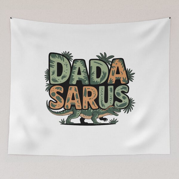 Item preview, DADASARUS Dinosaur Dad T-Shirt | Prehistoric Jungle Typography for Fathers designed and sold by ARTReMi.