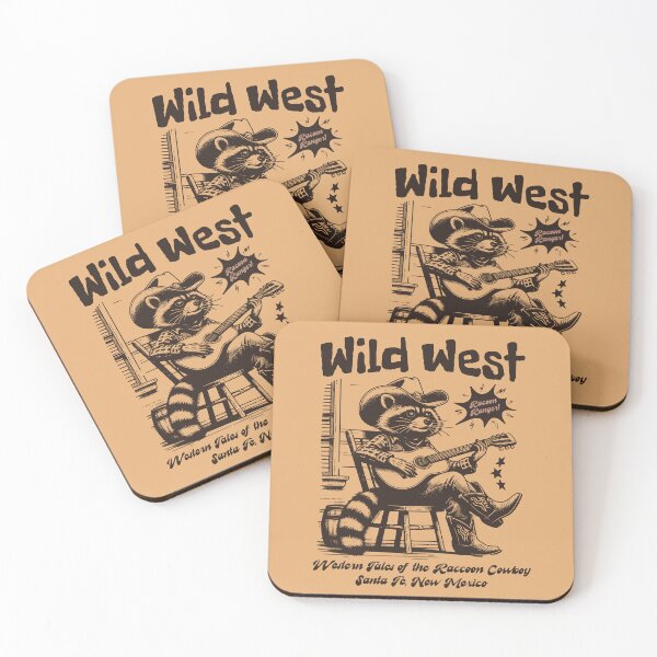 Item preview, Raccoon Cowboy of the Wild West, Santa Fe, New Mexico designed and sold by scooterbaby.