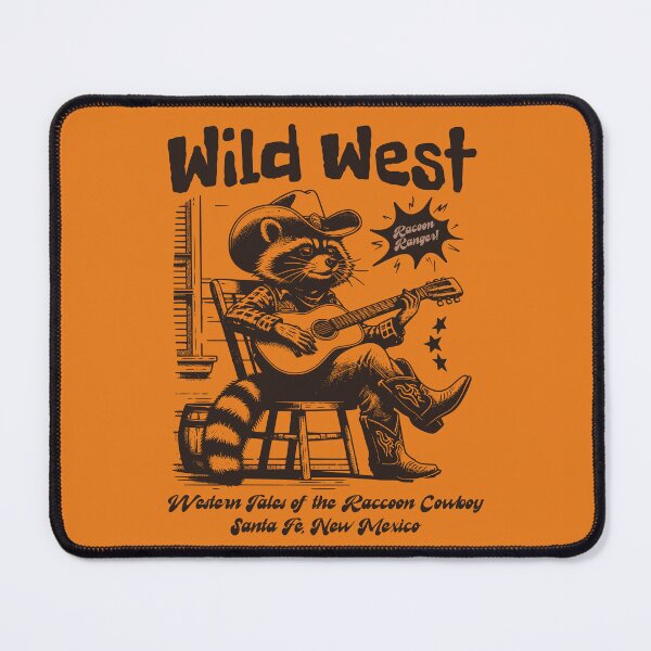 Item preview, Raccoon Cowboy of the Wild West, Santa Fe, New Mexico designed and sold by scooterbaby.