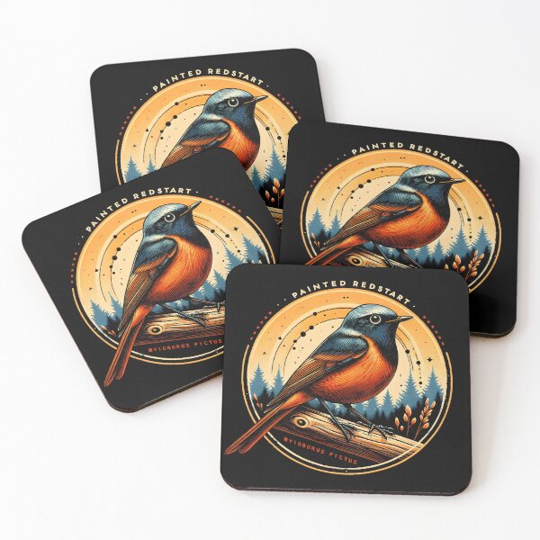 Item preview, Painted Redstart 5 designed and sold by theAVIARY7.
