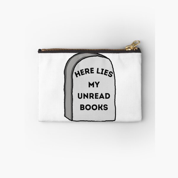Item preview, Here Lies My Unread Books designed and sold by HeyBadgett.