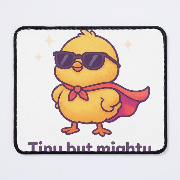 Item preview, Tiny But Mighty – Cute Super Chick Shirt, Vaporwave Empowerment Design designed and sold by LEO Vaporwave.
