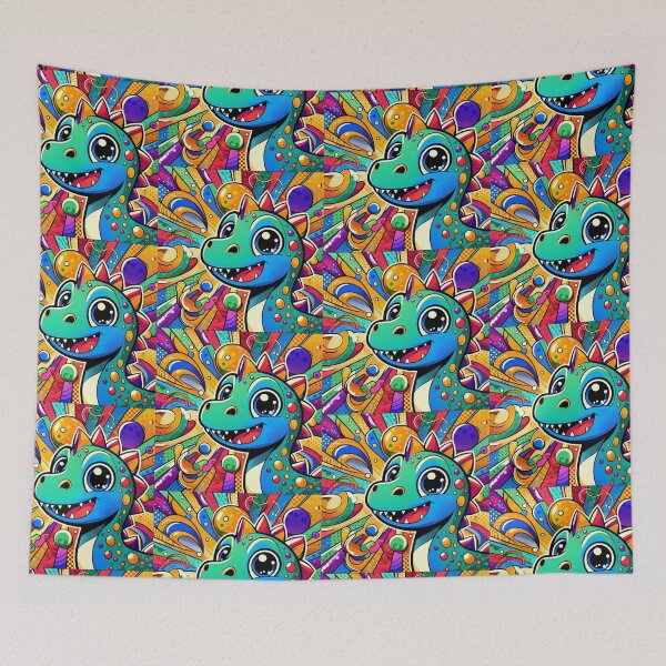 Item preview, cute dinosaur designed and sold by Dogandesighn.