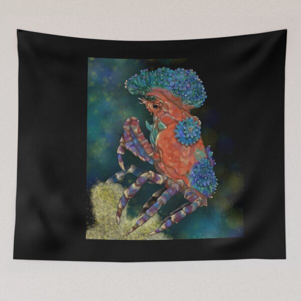 Item preview, Sealife: Decorator Crab with background designed and sold by Waubamik Perry.