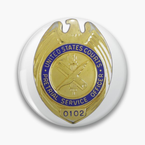 Item preview, First United States Pretrial Service Officer Badge designed and sold by USPO.