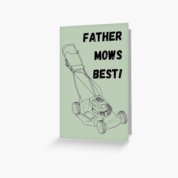 Item preview, Father Mows Best - Father's Day designed and sold by Julianna Reyes Designs.
