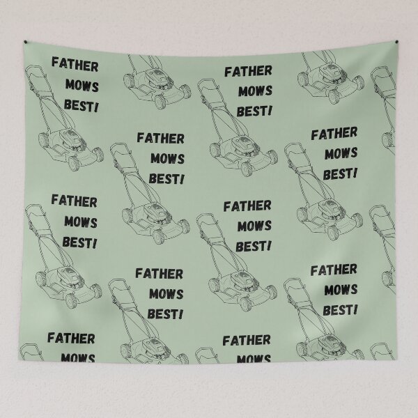 Item preview, Father Mows Best - Father's Day designed and sold by Julianna Reyes Designs.