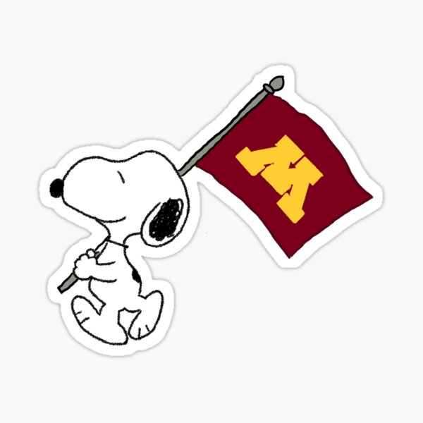 Item preview, University Of Minnesota Snoopy  designed and sold by arfolii.