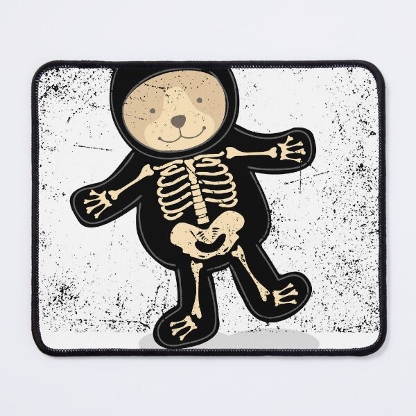 Item preview, Cute Bear Skeleton Costume Illustration designed and sold by RINCÓN CREATIVO LT.