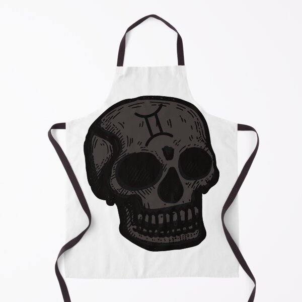 Item preview, Gemini Skull with Zodiac Symbol designed and sold by Midnight789.