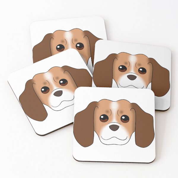 Item preview, Light Brown Beagle Dark Brown Ears designed and sold by OliRoseArt.